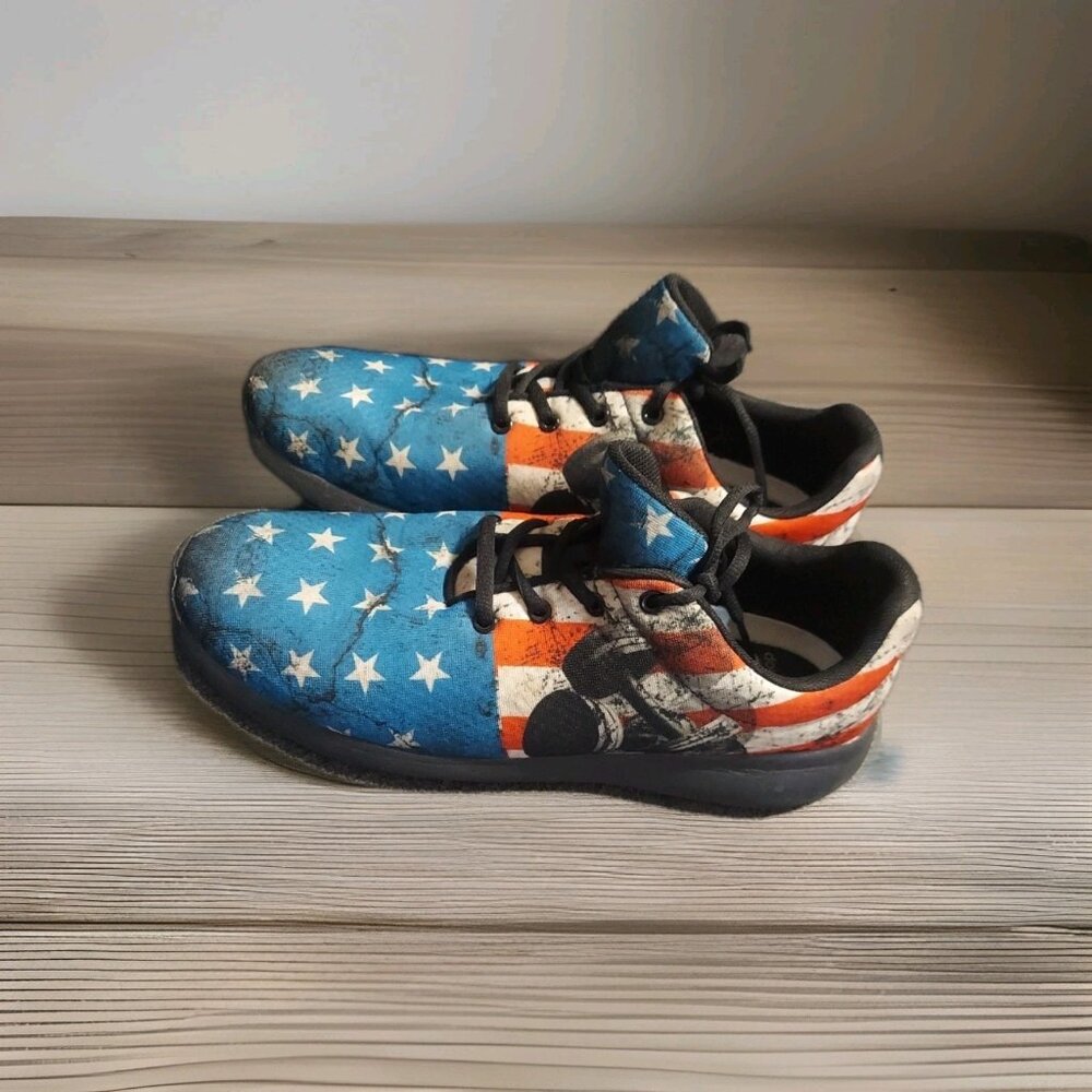 Raad Shop Shoes American USA Weights Size 9.5 M‎ 11 W Holiday Shoes